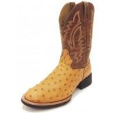 Bota de couro de Avestruz